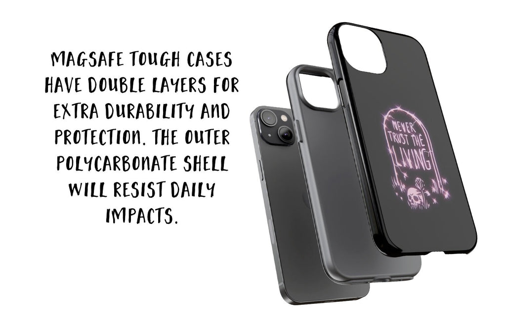 Halloween Grave iPhone Case 14 13 12 11 Pro XR, Funny Goth Spooky Hard Tough Protective Cover Case