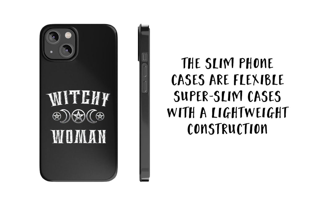 Halloween Witchy Spooky Cute iPhone Case 14 13 12 11 Pro XR, Gothic Hard Tough Protective Cover Case