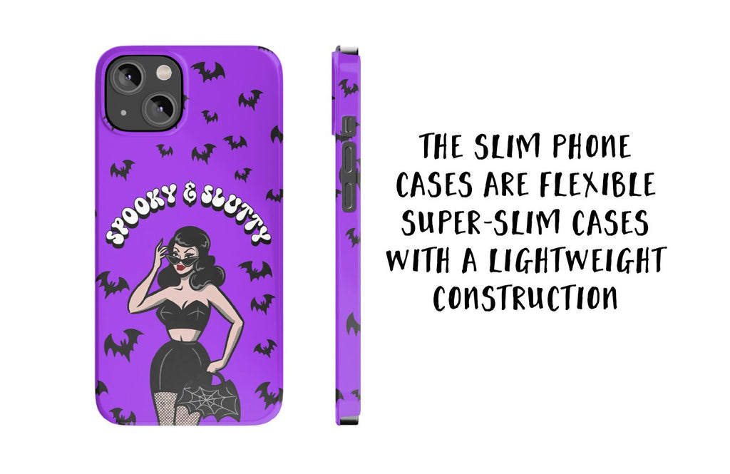 Halloween Witchy Goth Girl Spooky iPhone Case 14 13 12 11 Pro XR, Gothic Hard Tough Protective Cover Case