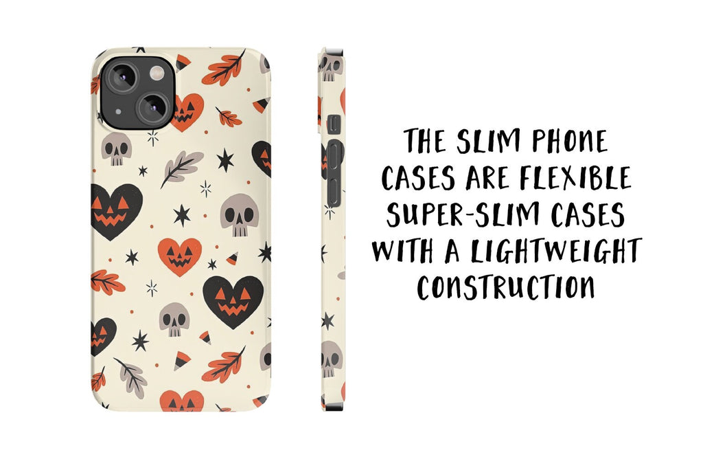 Halloween Spooky Season iPhone Case 14 13 12 11 Pro XR, Witchy Hard Tough Protective Cover Case