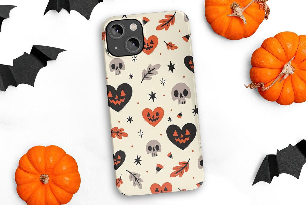 Halloween Spooky Season iPhone Case 14 13 12 11 Pro XR, Witchy Hard Tough Protective Cover Case
