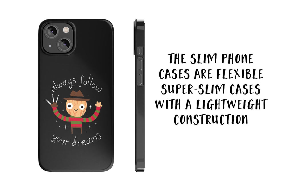 Freddy Krueger Horror iPhone Case 14 13 12 11 Pro XR, Nightmare on Elm Street Hard Cover, Cute Funny Movie Gift