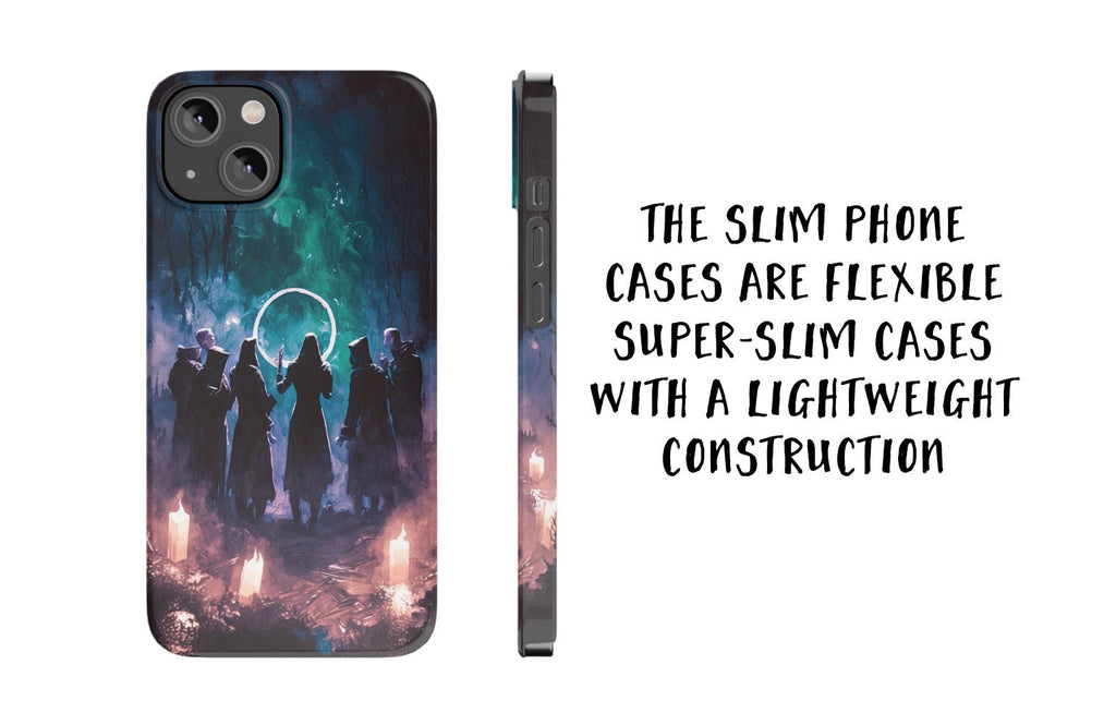 Halloween Witchy Wiccan iPhone Case 14 13 12 11 Pro XR, Magic Spooky Hard Protective Cover Case