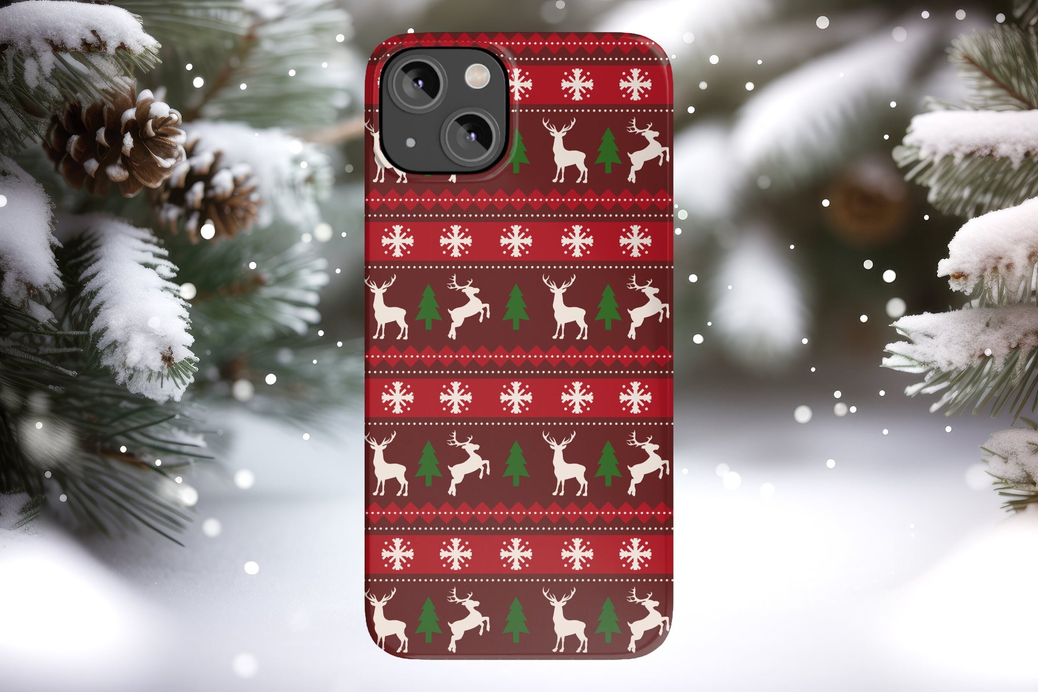 Christmas Reindeer iPhone Case 14 13 12 11 Pro XR, Winter Holiday Seas – Rebel Pop Art Christmas Reindeer iPhone Case 14 13 12 11 Pro XR, Winter Holiday Seas – Rebel Pop Art